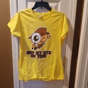 Yellow Graphic Kids T-Shirt